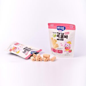 Bánh cuộn ngũ cốc Idong Mini vị dâu tây 12M+