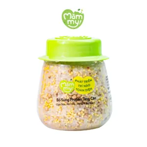 Gạo sữa Mix hạt kê, óc chó 6m+ Mămmy 6. Brain Booster (Bịch)