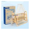Nôi gỗ tự động & cũi cho bé Z5 Autoru (Cái)