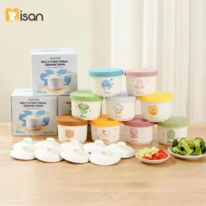 Hũ sứ chia vạch 2 nắp Misan 250ml (Cái)