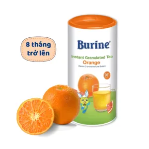 TRà cốm hoa quả Burine cam Nam Mỹ 200g 8m+