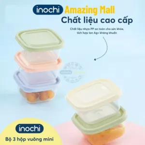 Bộ 3 hộp thực phẩm trữ Đông Inochi