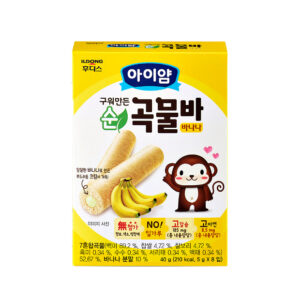 Bánh cuộn ngũ cốc Ildong vị chuối 12M+